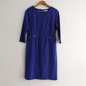 Liz Claiborne Blue Dress with Zipper Detail 10